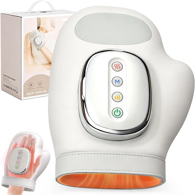 Main image of Cordless Hand Massager with Heat and Compression for Arthritis and | Carpal Tunnel Relief, 3 Massage Modes, 5 Intensities, 3 Heat Levels, Electric Handheld Wrist Massagers, Gifts for Women Men