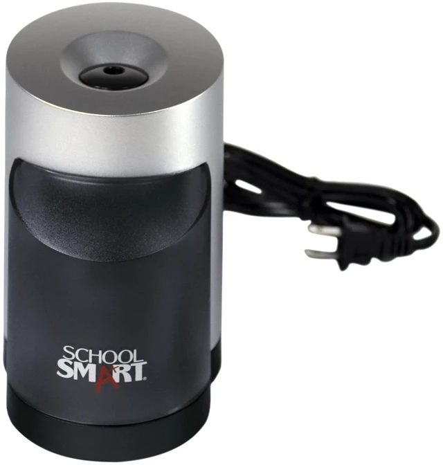 Main image of Vertical Electric Pencil Sharpener, for Classroom, Home, and Office Use, Black and Grey