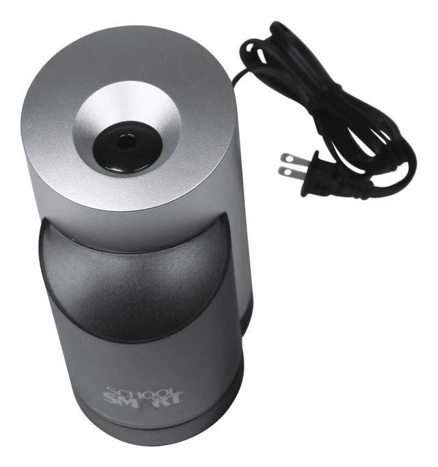 Alt view image 5 of 7 - Vertical Electric Pencil Sharpener, for Classroom, Home, and Office Use, Black and Grey