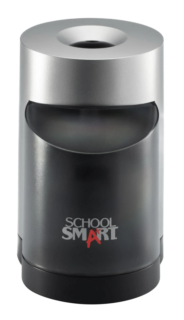 Alt view image 7 of 7 - Vertical Electric Pencil Sharpener, for Classroom, Home, and Office Use, Black and Grey