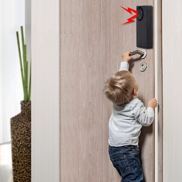 Alt view image 4 of 6 - Wireless Anti-Theft Vibration Alarm, 110dB Loud Sensitivity Adjustable Motion Sensor Burglar Security System for Door Window Bike Motorcycle Motorhome