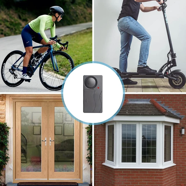 Alt view image 5 of 6 - Wireless Anti-Theft Vibration Alarm, 110dB Loud Sensitivity Adjustable Motion Sensor Burglar Security System for Door Window Bike Motorcycle Motorhome