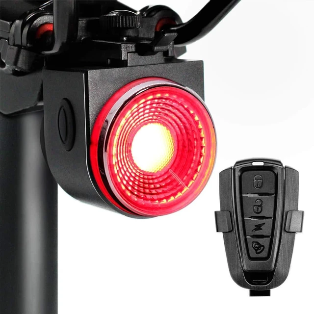 Main image of Smart Bike Tail Light: USB Rechargeable Rear Bicycle Brake Light High Lumen Safety Red Led Cycling Taillight (Classic Alarm Brake Light)