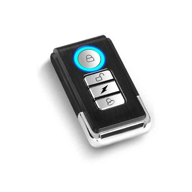 Alt view image 2 of 2 - Remote Control Key Fob Replacement for Wireless Anti-Theft Alarm Bike Alarm Bike Alarm Taillight (V4)