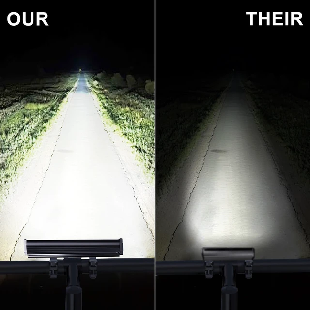 Alt view image 4 of 7 - 4800 Lumen Bike Lights, 4 Modes Bike Light for Night Riding, Rechargeable Bike Headlight, Waterproof Bicycle Light with High Beam and Low Beam, for Adult Kid Mountain Off-Road Cycling Commuting