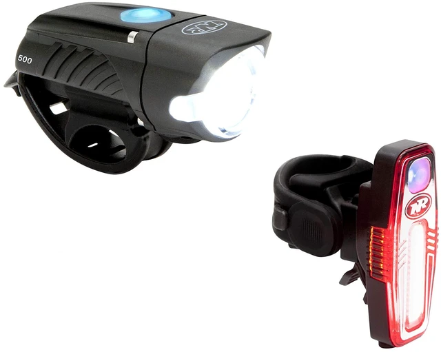 Main image of Swift 500 Front Bike Light Sabre 110 Rear Bike Light Combo Pack- USB Rechargeable Bicycle Headlight LED Front Light Easy to Install Water Resistant Road Commuting Cycling Safety Flashlight