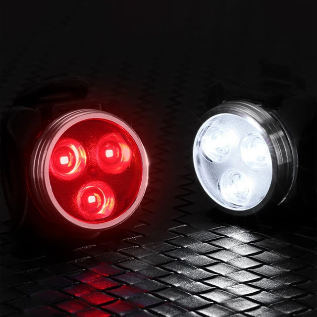 Alt view image 3 of 7 - 2pcs USB Rechargeable Bike Light, Waterproof Super Bike Lights for Night Riding 4 Light Mode Options Mountain Bike Headlight LED Lamp Bicycle Accessories