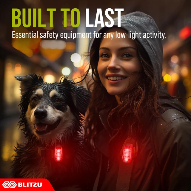 Alt view image 5 of 7 - LED Safety Lights 4 Pack, Clip On High Visibility Strobe Light for Walk Run | Night Safety Gear, Reflective Accessory, Lightweight & Portable, Waterproof, Outdoor, Work, Walking, Hiking, Cycling