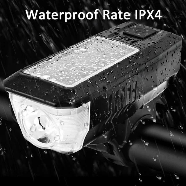 Alt view image 5 of 7 - Bike Light, USB Rechargeable Headlight, IPX4 Waterproof, 3 Modes | Solar Powered LED Bicycle Lights Front for Kid Women Men Road Cycling Safety
