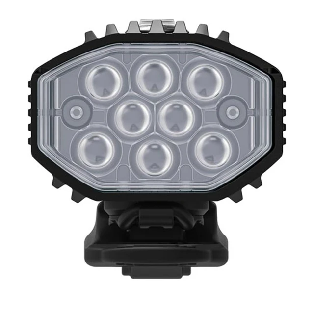 Alt view image 4 of 7 - Micro Drive Front Bike Light | 800 Lumen Max Output, 35H Runtime, 7 Modes, Daytime Flash, IPX7 Waterproof, Includes Mounting Strap, Black Satin