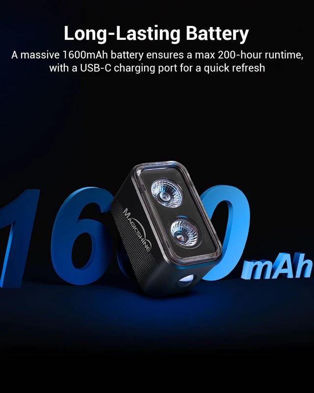 Alt view image 5 of 7 - SEEMEE 300 Bike Taillight,300 Lumen Bike Tail Light,5 Night & Daytime Modes,Smart Brake Sensor IPX6 Waterproof USB-C Rechargeable Rear Bike Light for Night Riding
