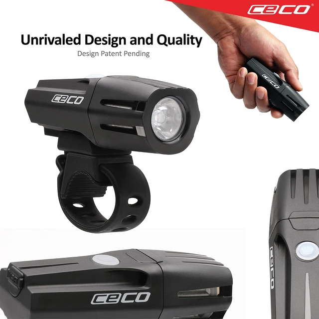 Alt view image 4 of 7 - USA 1200 Lumen Super Bright Bike Light Front, FLEXIBLE MOUNT Version, IP67 Waterproof, FL-1 Impact Resistant, USB Rechargeable, Great for Commuters Road Cyclists and Mountain Bikers, Quality Beam