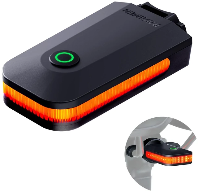 Main image of CL01 Bike Tail Light, 300° Wide-Angle Rear Bicycle Light | for Night Riding, Saddle Mount Bike Taillight Safety Accessories with Auto On/Off, Brake Sensing, 5 Modes, 2 Mounting Ways