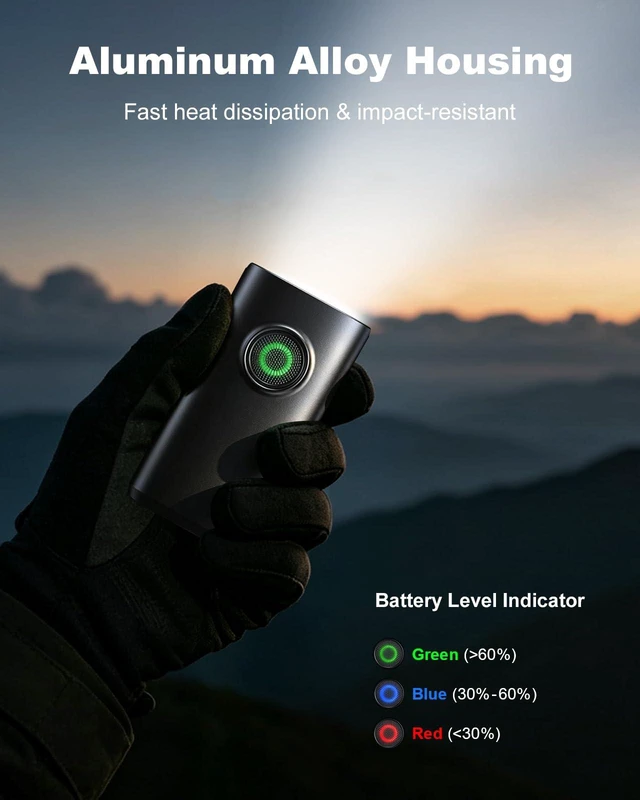 Alt view image 6 of 7 - 1200LM Bike Lights for Night Riding, Spot+Flood Beam, 5+6 Modes | Bicycle Lights Front and Rear, Easy Install, IP65 Waterproof USB-C Rechargeable Ebike Scooter Light for Road Cycling