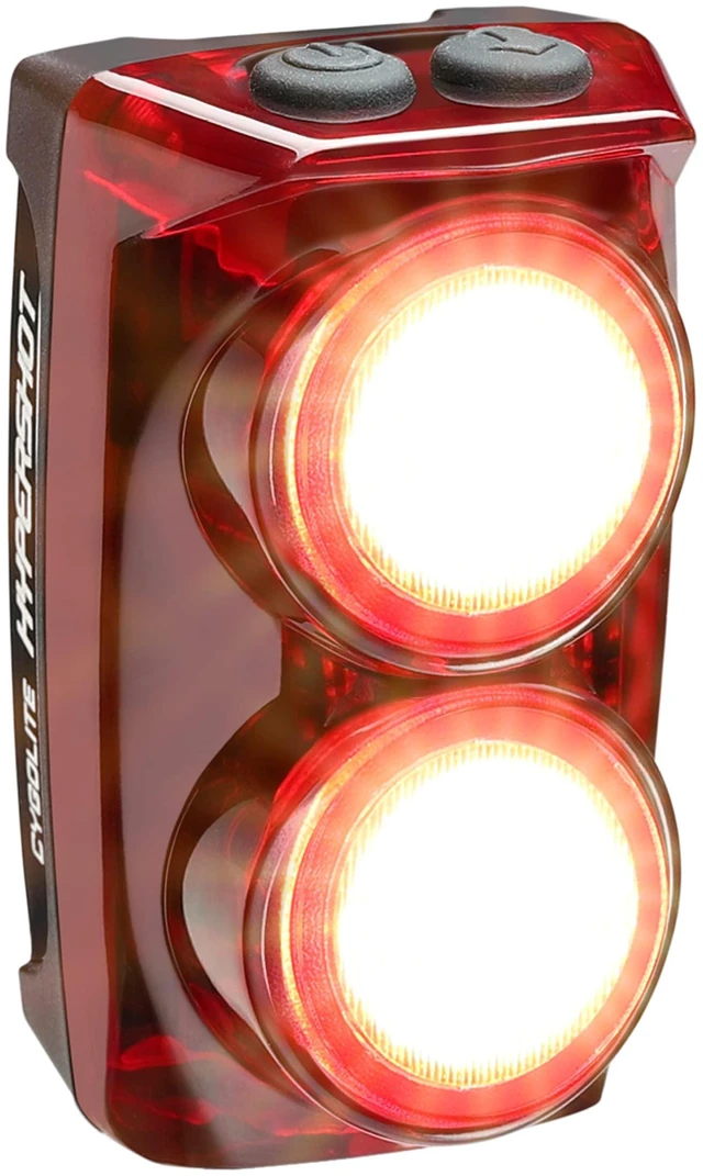 Main image of Hypershot 350 Lumen Bike Tail Light 7 Night & Daytime ModesUser Adjustable Flash Speeds- Compact & DurableIP64 Water ResistantSecured Hard MountUSB RechargeableGreat for Busy Streets