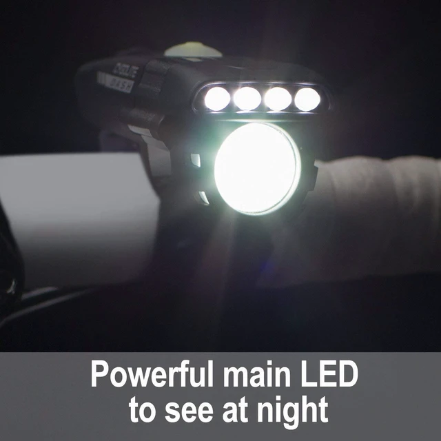 Alt view image 3 of 7 - Dash Pro 600 Lumen Headlight & Hotrod 50 Lumen Tail Light USB Rechargeable Bicycle Light Combo Set