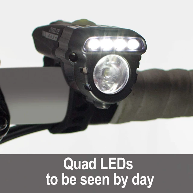 Alt view image 2 of 7 - Dash Pro 600 Lumen Headlight & Hotrod 50 Lumen Tail Light USB Rechargeable Bicycle Light Combo Set