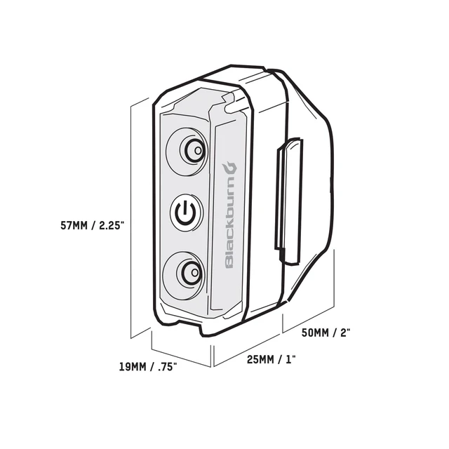 Alt view image 6 of 7 - Dayblazer 65 Rear Light - Black