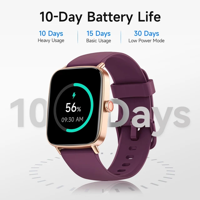 Alt view image 6 of 7 - Smart Watch for Women, 1.85" HD Smartwatch (Answer/Make Calls), 2 Bands Compatible iPhone/Samsung/Android, 100+ Sport Modes Fitness Tracker with Heart Rate/Sleep/Step Monitor, IP68 Waterproof
