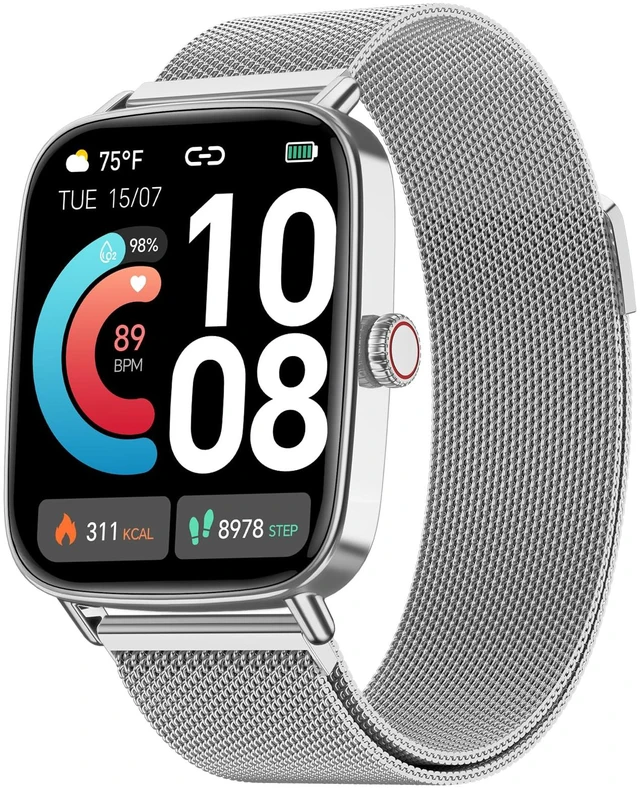 Main image of Smart Watch for Men Women, 1.85" HD Smartwatch Compatible iPhone/Samsung/Android (Answer/Make Calls), 100+ Sport Modes Fitness Tracker with Heart Rate/Sleep/Step Monitor, IP68 Waterproof