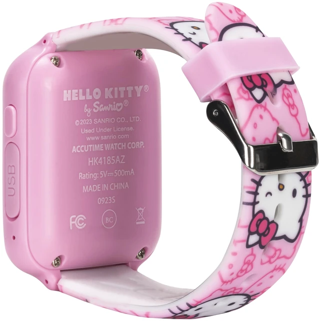 Alt view image 5 of 5 - Hello Kitty Kids Smartwatch - Interactive Touchscreen with 10 Watch Faces, Camera, Games, Alarm, Step Tracker & More - Fun Gift for Girls with Pink Silicone Strap - Fits Wrists 5.5'' to 8.0"