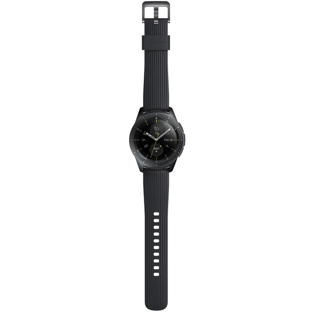 Alt view image 5 of 6 - Band for Galaxy Watch 3 41mm / Galaxy Watch 42mm / Galaxy Watch Active/Galaxy active 2 watch band/Gear S2 Classic band, 20mm Silicone Sport Quick Release Replacement Strap, Black