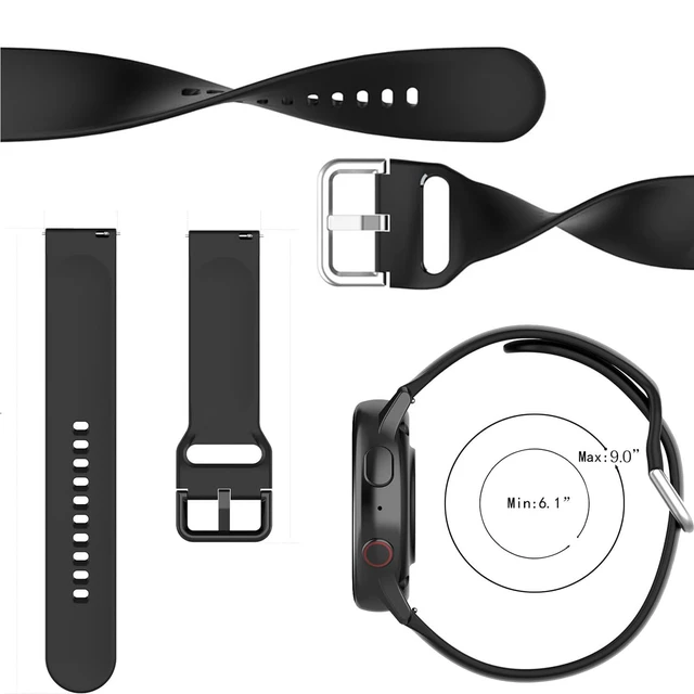 Alt view image 3 of 7 - Compatible with Tensky ID208 Plus BT Smart Watch Bands, Replacement Flexible Silicone Bands for Tensky ID208 Plus BT Smartwatch (8-Pack)