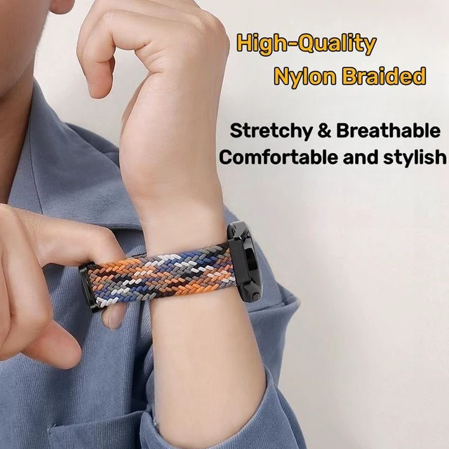 Alt view image 2 of 7 - Braided Sport Band Compatible with Samsung Galaxy Watch Band 7/FE/6/5/4/3 & Watch 5 Pro & 6/4 Classic &Gear S3/S2, 20mm & 22mm watch band for Samsung Watch 47mm 46mm 45mm 44mm 40mm 43/42/41mm