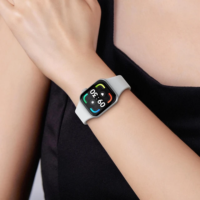 Alt view image 6 of 7 - 18 Pack Bands Compatible with Apple Watch Band 49mm 46mm 45mm 44mm 42mm 41mm 40mm 38mm for Women Men, Sport Silicone Breathable Strap for iWatch Series Ultra 11 10 9 8 SE 7 6 5 4 3 2 1