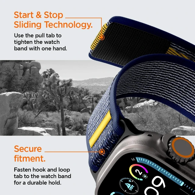 Alt view image 7 of 7 - Athlex Air for Apple Watch Band, Lightweight Adjustable Strap | For Apple Watch Ultra 3/2/1 49mm, Series 11/10 46mm, 9/8/7 45mm, SE3/SE2/SE/6/5/4 44mm, 3/2/1 42mm, Active Navy