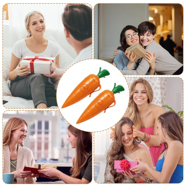 Alt view image 7 of 7 - Carrot Recorder Pen, Cute Carrot Pen Writing Tool with Voice Recording Feature, Creative Writing Projects and Learning Activities, Two Pens Per Package