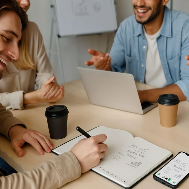 Alt view image 4 of 7 - Digital Notebook Smart Pen Set | Real Time Sync from Paper to App, Bluetooth Pen with OCR and Audio Recording | Gift for Students, Creators & Professionals
