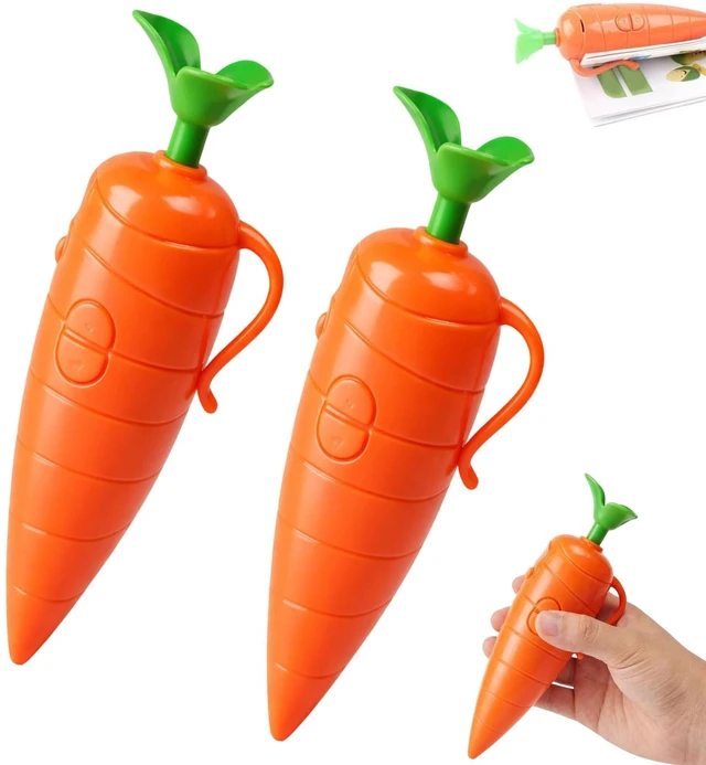 Main image of Carrot Recorder Pen, 2PCS Cute Carrot Pen Writing Tool with Voice Recording Feature,Multi-Function Voice Recording Pens with Ballpoint Writing Tool, Fun & Creative Gifts for Students, Teachers