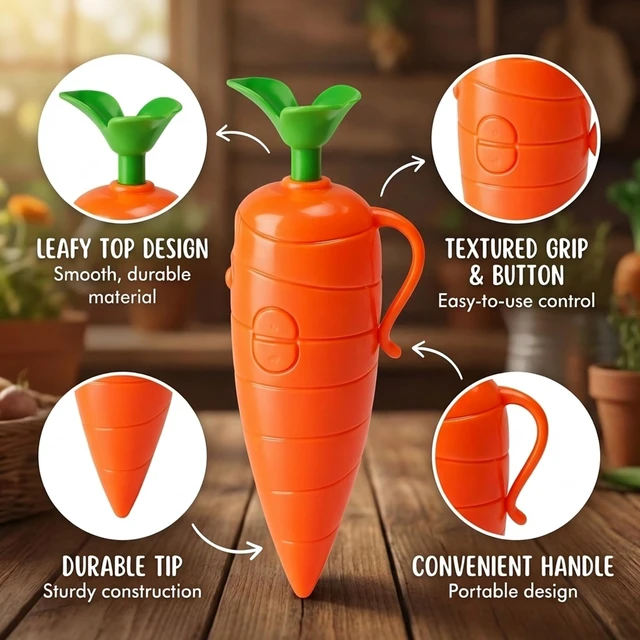 Alt view image 3 of 7 - Carrot Recorder Pen, 2PCS Cute Carrot Pen Writing Tool with Voice Recording Feature,Multi-Function Voice Recording Pens with Ballpoint Writing Tool, Fun & Creative Gifts for Students, Teachers