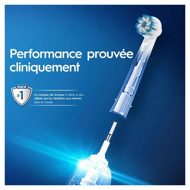 Alt view image 5 of 7 - Sensitive Clean Replacement Brush Heads x 8 Original Refill for Electric Toothbrush, White, 200 gram