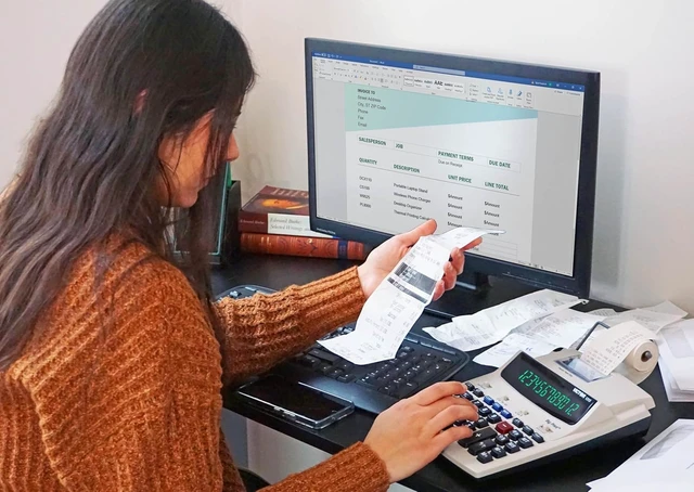 Alt view image 7 of 7 - Big Print 12-Digit Thermal Printing Calculator, Fast Ink-Free 6.0 Lines-Per-Second Printing with Cost, Sell and Margin Keys, Dot Matrix Display, Plastic Enclosure, 10 x 7.8-Inches, White (1310)