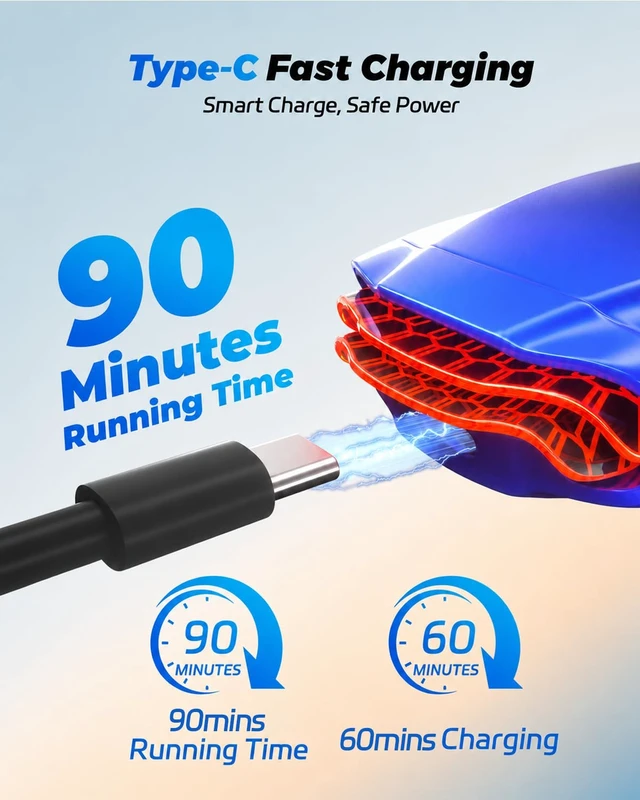 Alt view image 7 of 7 - Electric Foil Shavers for Men, Cordless Mini Face Razor with Fast Charging | IPX7 Waterproof, Wet Dry Shaver, Magnetic Cover, USB-C Charging, Precision Blades, Electric Razor for Travel & Home