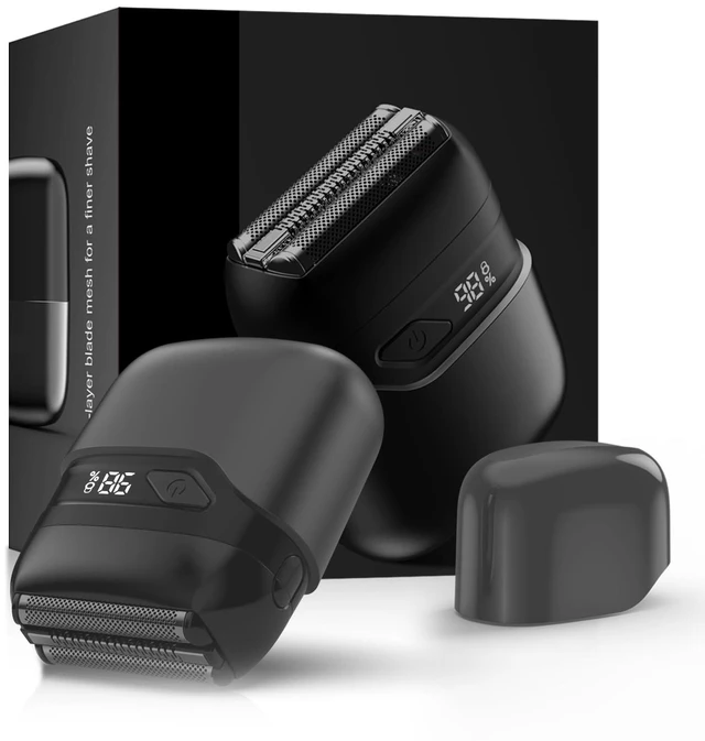 Main image of Electric Foil Shaver: 3D Blades & IPX7 Waterproof,Carbon Grey | Electric Razors for Men with LED Display: 100-Min Runtime, USB-C Fast Charge - Face Shaver with Travel Lock for Beard