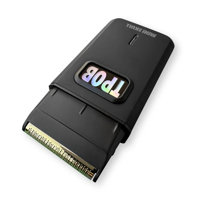 Alt view image 6 of 7 - Mini Skull Single Shaver Compact Design that can fit in Your Pocket with a Turbo Charged Motor, Perfect for Both Professional and at-Home use (Black)