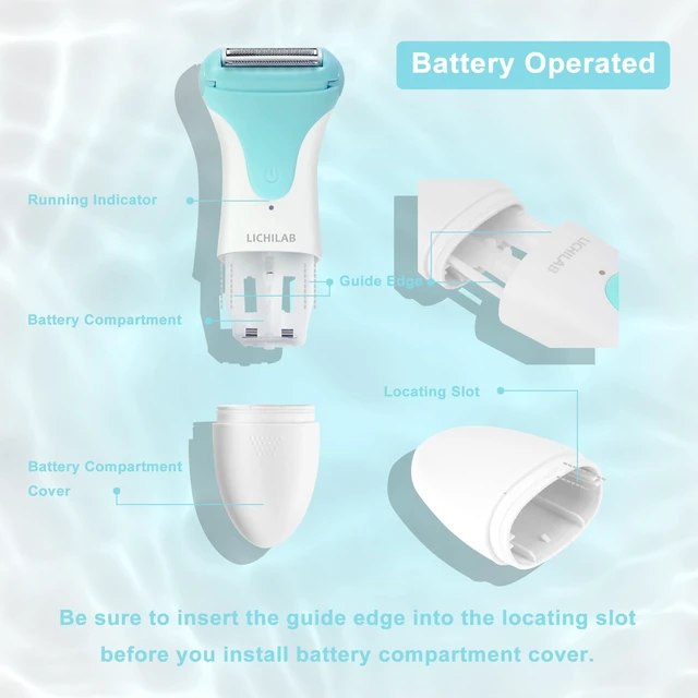 Alt view image 3 of 7 - Painless Women's Electric Razor & Bikini Trimmer - Waterproof Cordless Foil Shaver for Body,Legs,Underarms & Bikini Line,Wet/Dry TikTok Viral Hair Removal,viridity/Y6QA