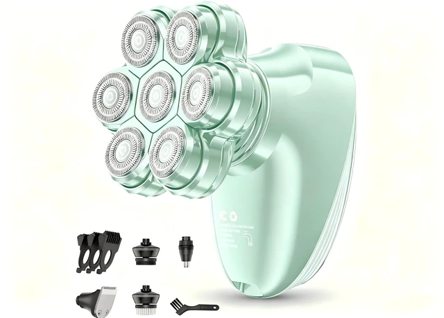 Main image of 5-in-1 Electric Razors for Women, 7D Electric Shavers for Womens Full Body Legs, IPX7 Waterproof Wet Dry Travel Bikini Trimmers for Lady Face Bikini Arms Underarms