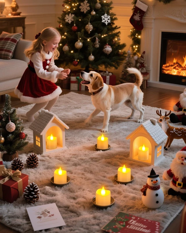 Alt view image 7 of 7 - Flameless Candles with Remote Timer & Charging Base, 12pcs USB Rechargeable Battery Flickering LED Small Votives Lights for Table Dinner Weddings Holidays General Decor, No Battery Required