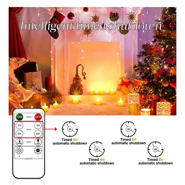 Alt view image 4 of 6 - Rechargeable Tea Lights with Remote, Led Candles Flickering Flameless12Pack | Tealights Candles, Battery Operated Candles for Home Restaurant Hotel Party Halloween Decorations