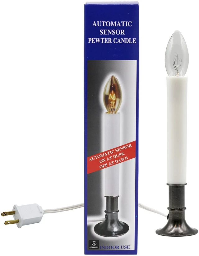 Alt view image 2 of 7 - Electric Window Candle Lamps with Pewter Plated Base & Dusk-to-Dawn Sensor | Ideal for Home Decor & Special Occasions | 6 Pack