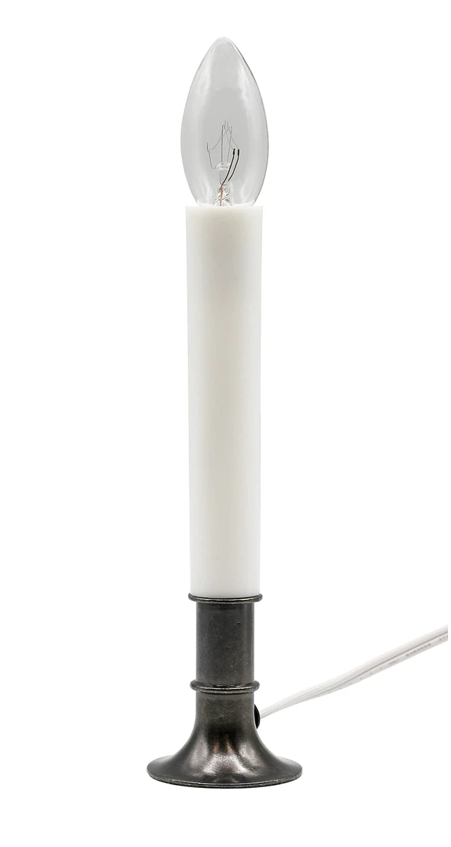Alt view image 4 of 7 - Electric Window Candle Lamps with Pewter Plated Base & Dusk-to-Dawn Sensor | Ideal for Home Decor & Special Occasions | 6 Pack