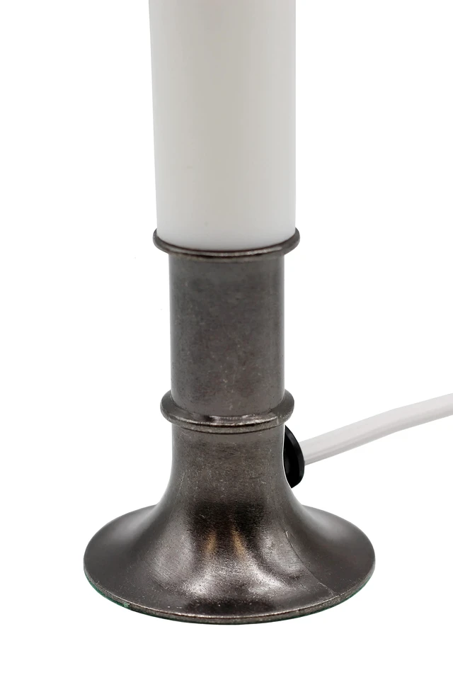 Alt view image 5 of 7 - Electric Window Candle Lamps with Pewter Plated Base & Dusk-to-Dawn Sensor | Ideal for Home Decor & Special Occasions | 6 Pack