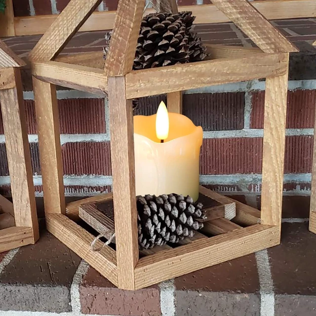 Alt view image 5 of 7 - 2"x2" Real Wax Flameless LED Votive Candles, 6H Timer, 6 Pack | 400+ Hrs battery life, warm white glow, realistic flickering flame, auto 6H on/18H off cycle timer, for wedding & party decor
