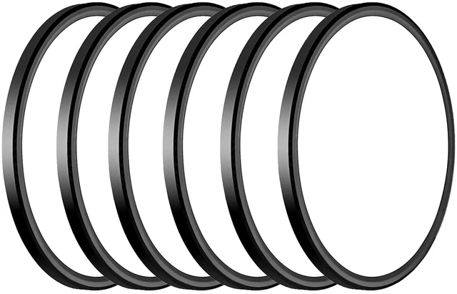 Main image of 6Pack 3200lm LED Flush Mount Ceiling Light, Super Slim 12 inch LED Ceiling Light, 5000K LED Ceiling Light for Bedroom, Living Room, Dining Room (Black, Six Pack)