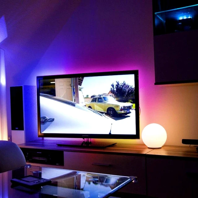 Alt view image 7 of 7 - LED Lights for Bedroom 50FT, 5050 LED Strip Lights with 44 Key IR Remote Controller and 12V Power Supply for Home Decoration