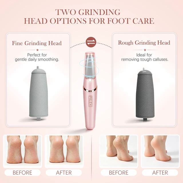 Alt view image 2 of 7 - Upgraded Electric Callus Removers for Feet, Electric Foot Callus Remover, Rechargeable Portable Electronic Foot File Pedicure Tools, Professional Pedi Feet Care for Dry/Dead Skin, for Feet & Hands
